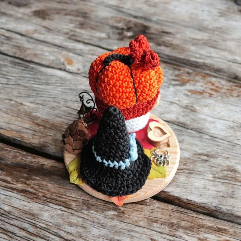 Composition Halloween modèle 3 crochet fait main