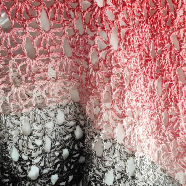 Poncho été crochet fait main modèle 4