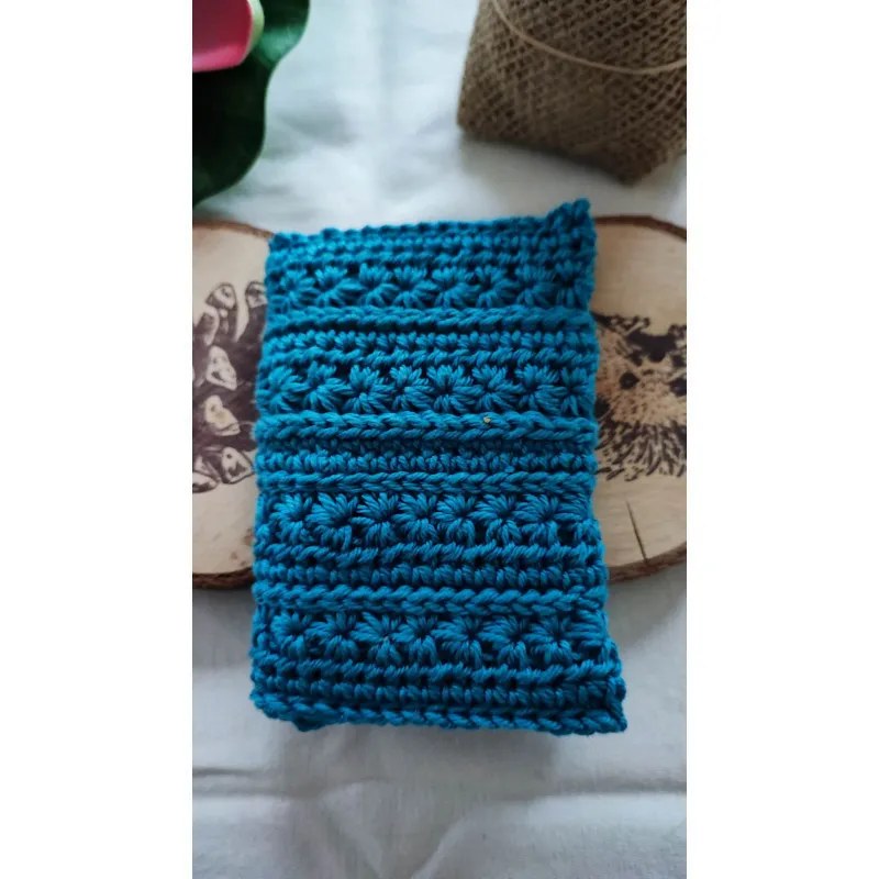 Porte cartes crochet fait main modèle 1