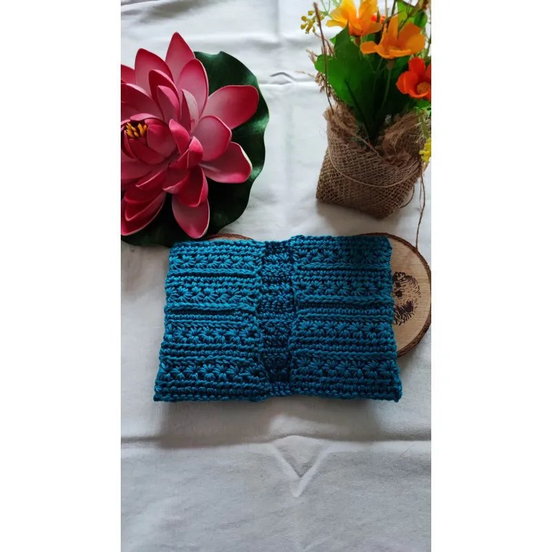 Porte cartes crochet fait main modèle 1