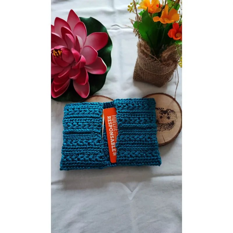 Porte cartes crochet fait main modèle 1