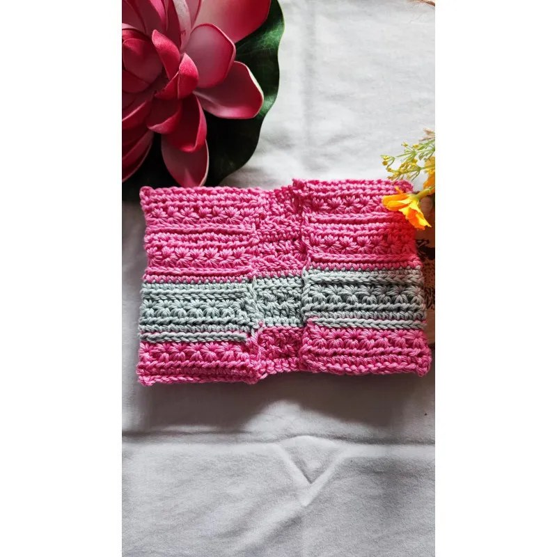 Porte cartes crochet fait main modèle 2