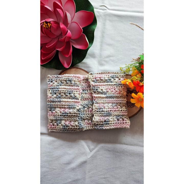 Porte cartes crochet fait main modèle 3