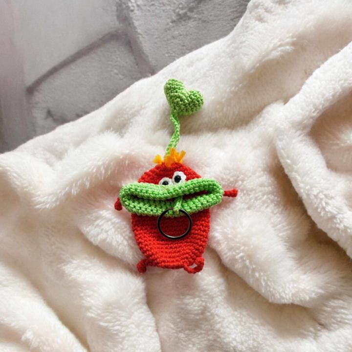 Porte clés étui crochet fait main modèle 2