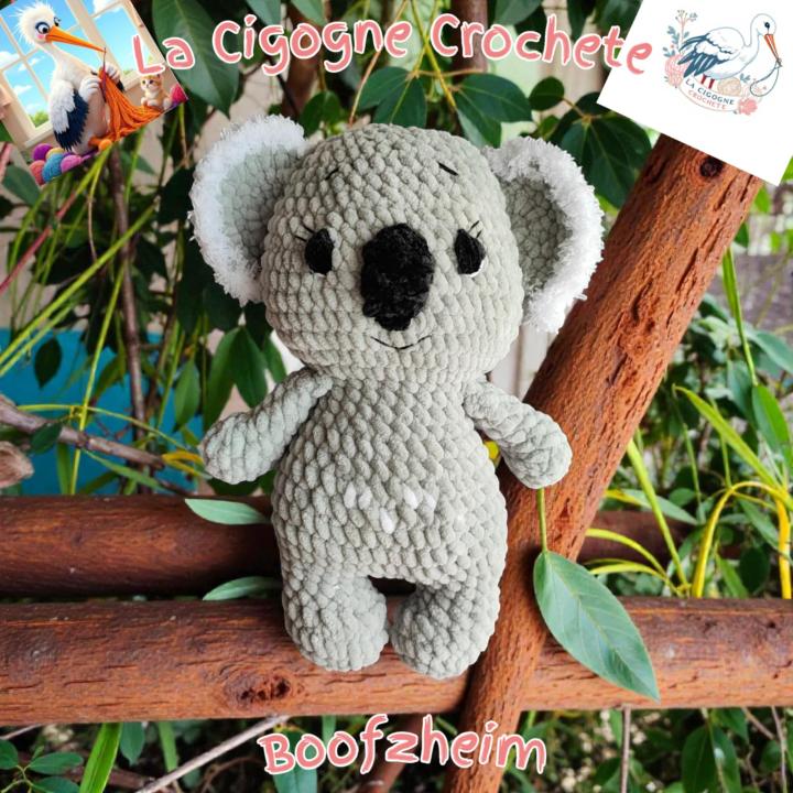 Koala crochet fait main peluche artisanale