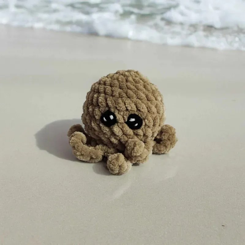 Poulpe modèle 2 crochet fait main peluche artisanale