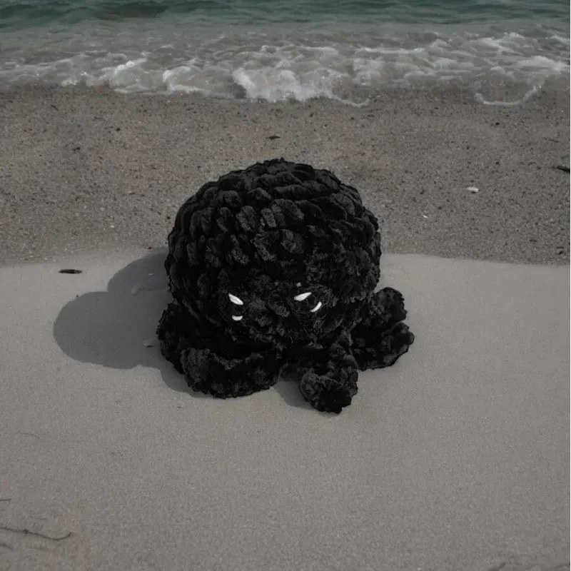 Poulpe modèle 5 crochet fait main peluche artisanale
