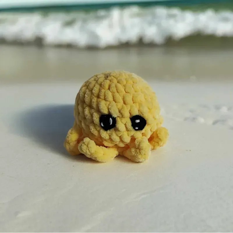 Poulpe modèle 14 crochet fait main peluche artisanale
