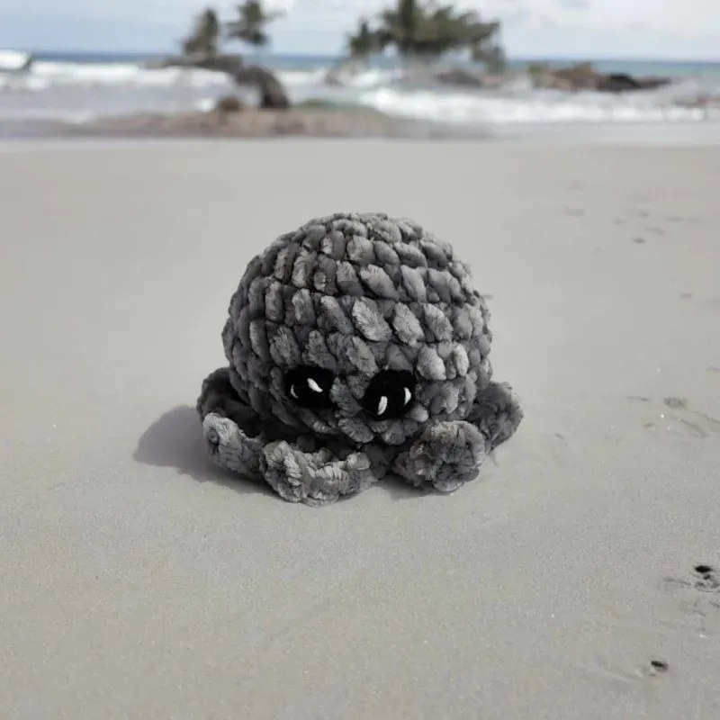 Poulpe modèle 15 crochet fait main peluche artisanale