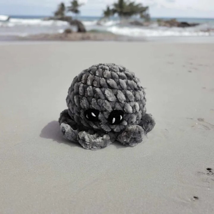 Poulpe modèle 15 crochet fait main peluche artisanale