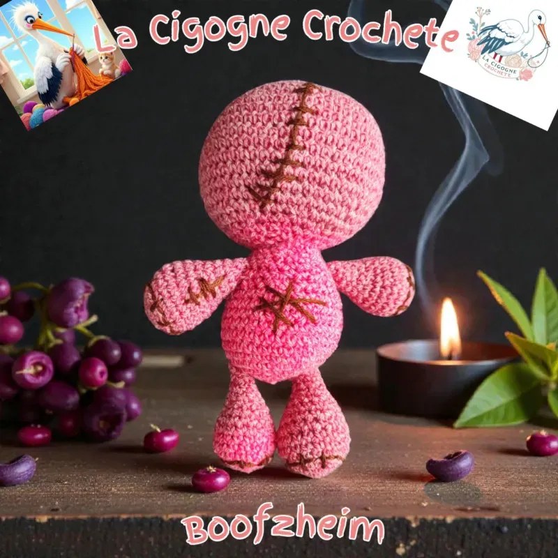 Poupée vaudou modèle 2 crochet fait main