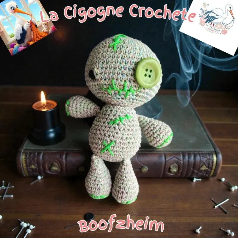 Poupée vaudou modèle 3 crochet fait main
