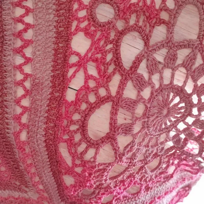 Pull été modèle 1 crochet fait main