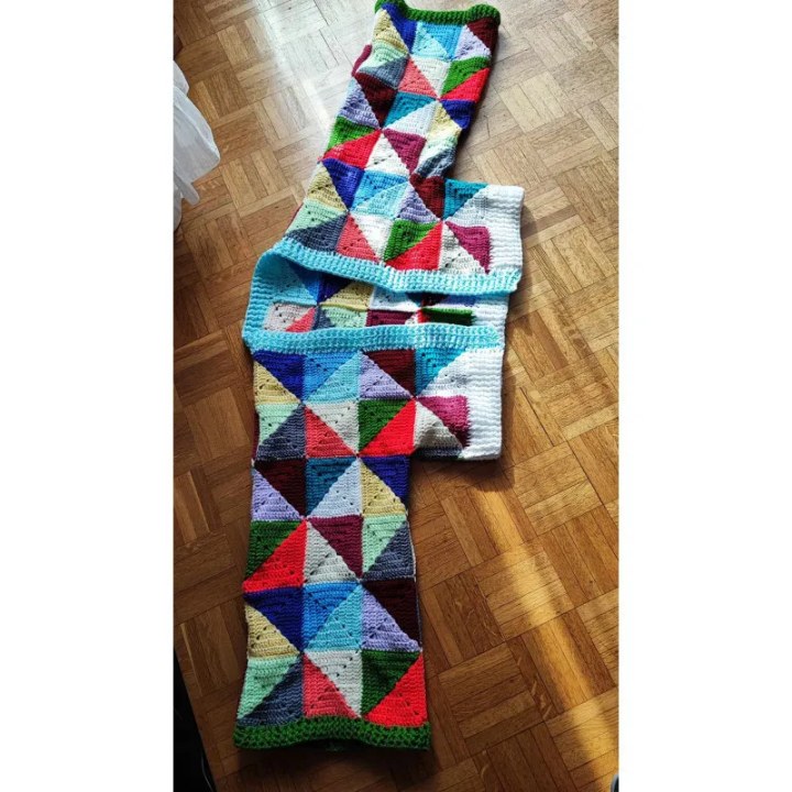 Veste modèle 1 crochet fait main