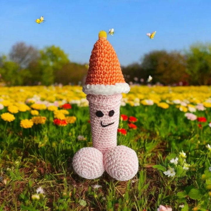 Zizi bonnet modèle 1 crochet fait main