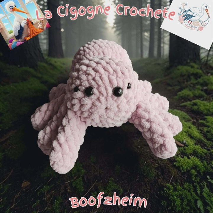 araignee crochet fait main