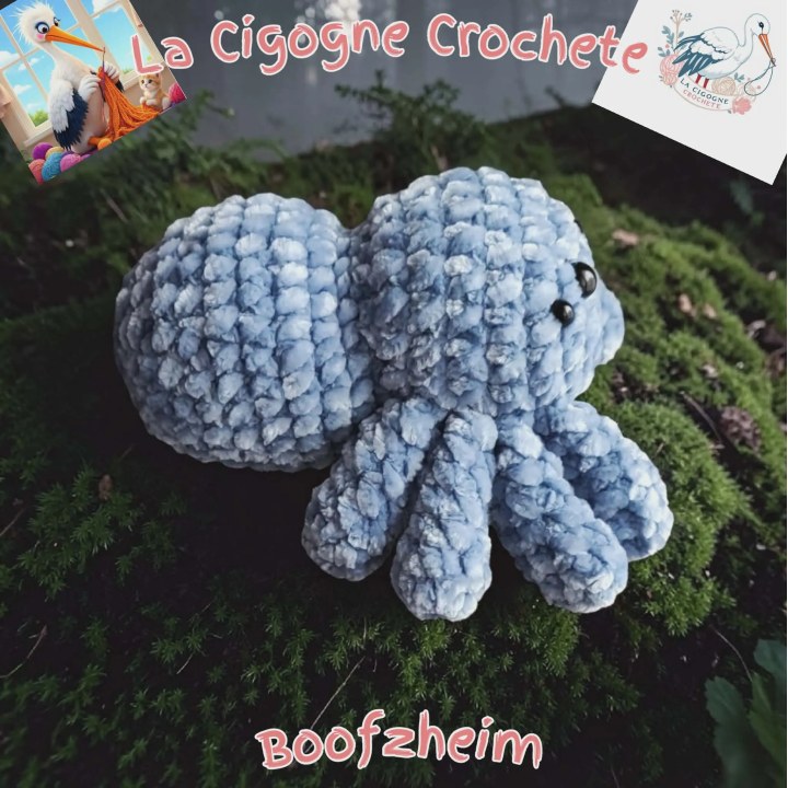 araignee crochet fait main