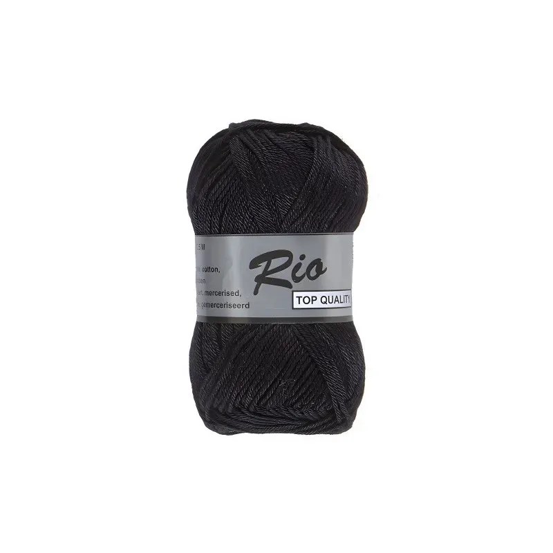 Lammy Yarns coton RIO Uni couleur 001