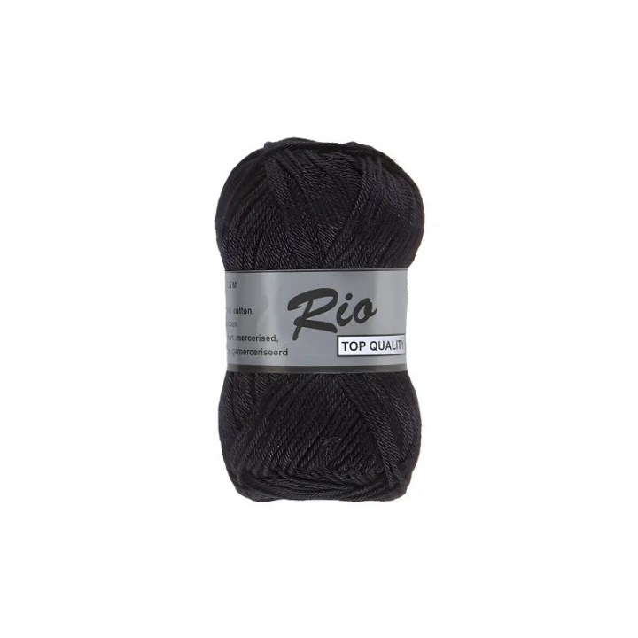 Lammy Yarns coton RIO Uni couleur 001
