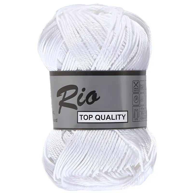 Lammy Yarns coton RIO Uni couleur 005