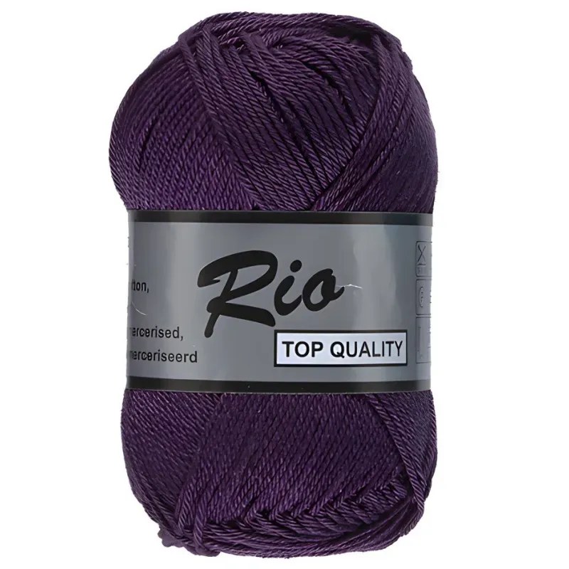 Lammy Yarns coton RIO Uni couleur 064