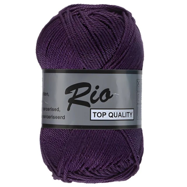 Lammy Yarns coton RIO Uni couleur 064