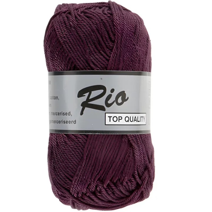 Lammy Yarns coton RIO Uni couleur 858