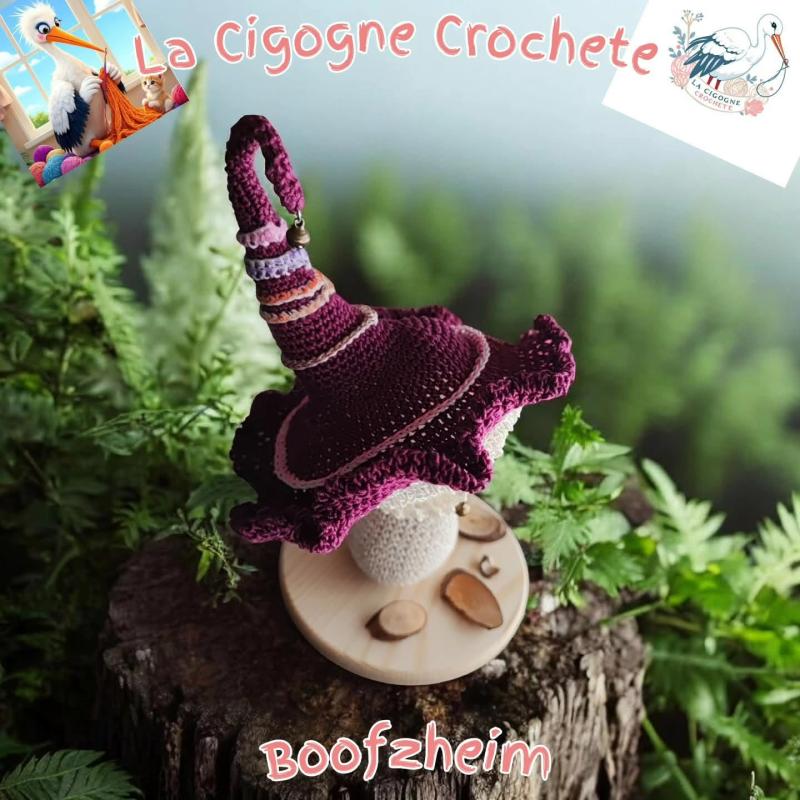 champignon magique crochet modèle 1 décoration féerique