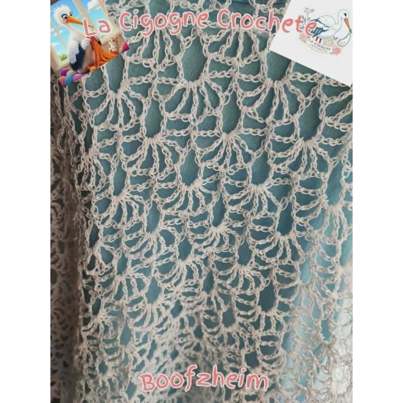 Poncho été crochet fait main modèle 3