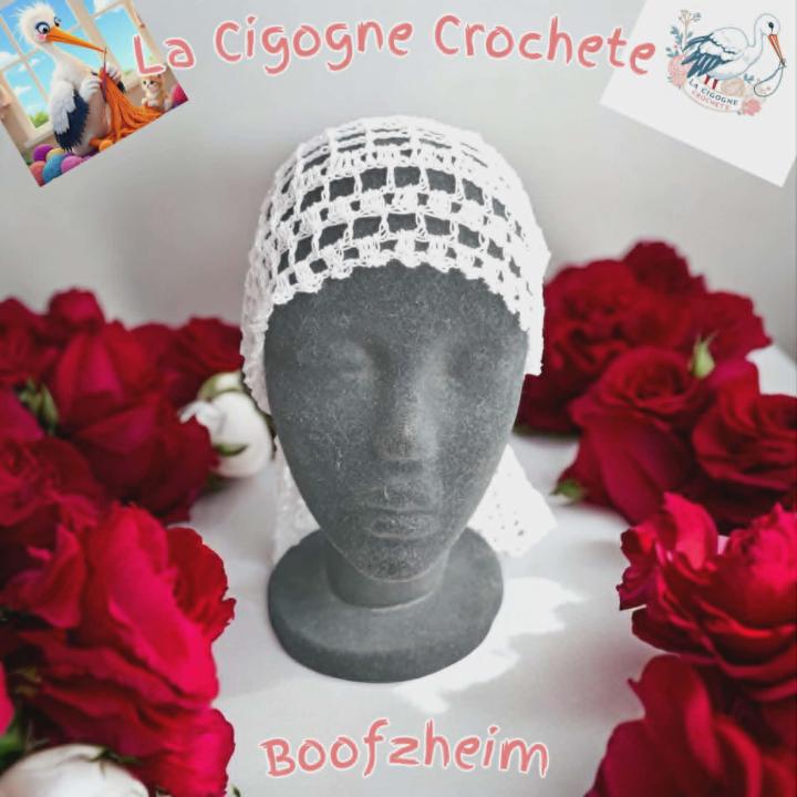bandana bohème crochet modèle 1 style vintage