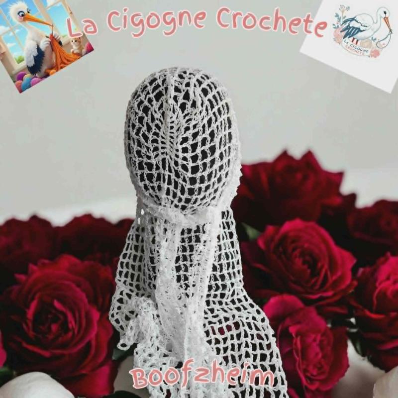 bandana bohème crochet modèle 1 style vintage