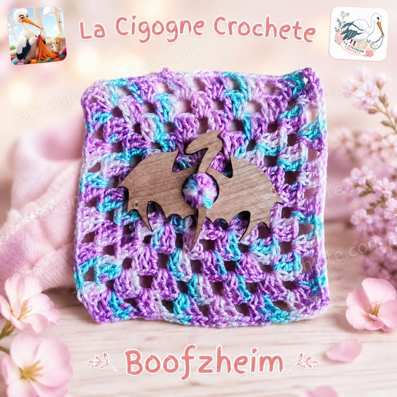 Broche dragon pour chale en bois