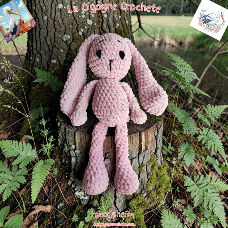Lapin crochet fait main modèle 2