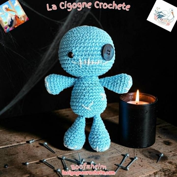Poupée vaudou modèle 1 crochet fait main