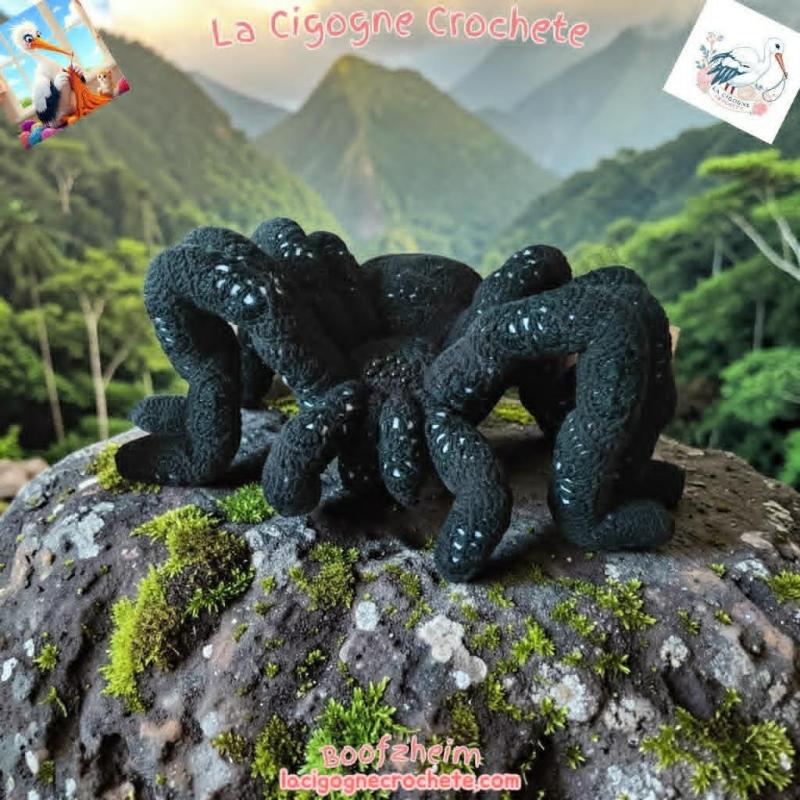 Tarentule XL crochet fait main