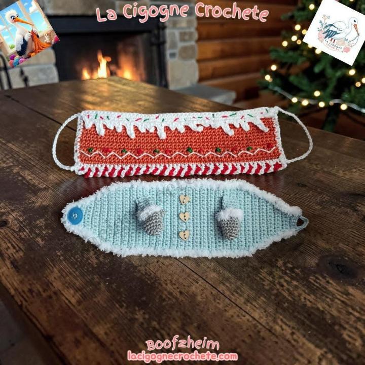 coffret cadeau corbeille cœur avec mugs tisanes et accessoires fait main La Cigogne Crochete