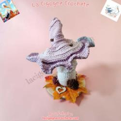 Champignon Magique au Crochet Modele 4 | Decoration Feerique Artisanale Fait Main | La Cigogne Crochete