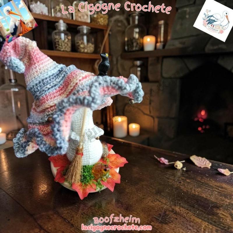 champignon magique crochet modèle 6 décoration féerique theme sorciere
