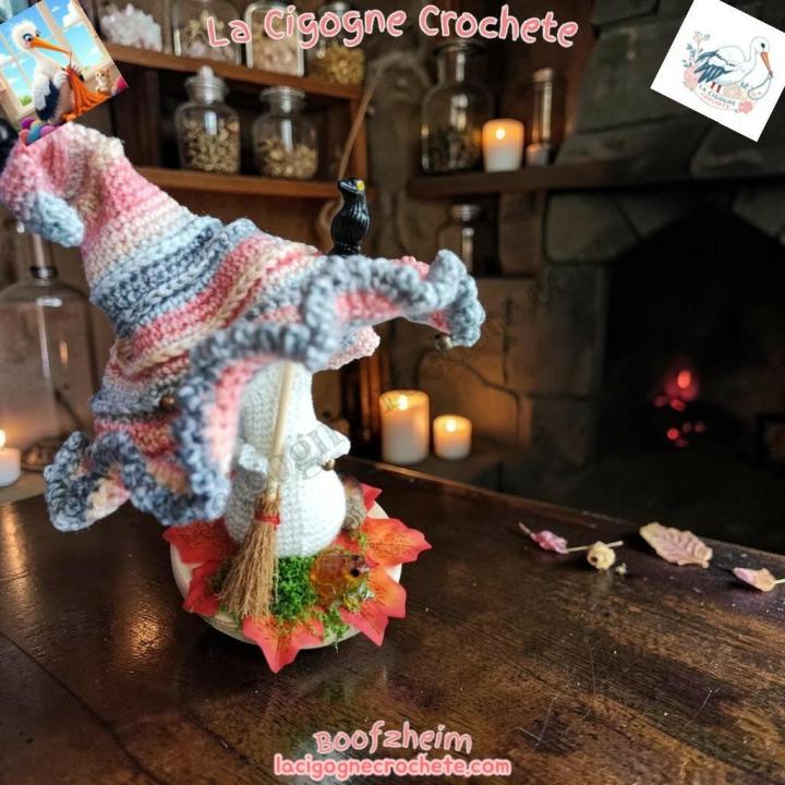 champignon magique crochet modèle 6 décoration féerique theme sorciere