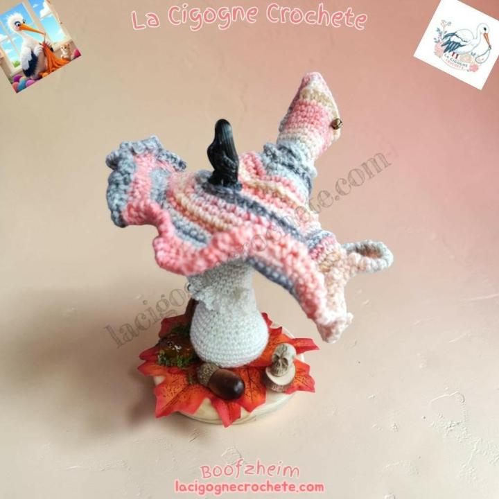 champignon magique crochet modèle 6 décoration féerique theme sorciere