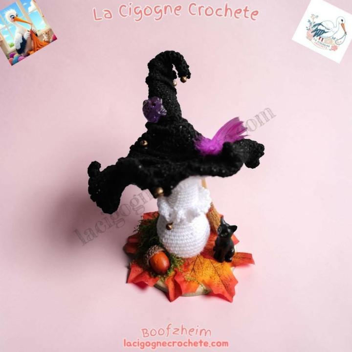 champignon magique crochet modèle 7 décoration féerique theme sorciere