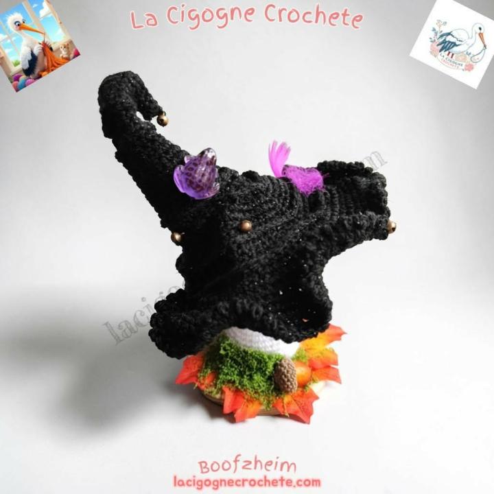 champignon magique crochet modèle 7 décoration féerique theme sorciere