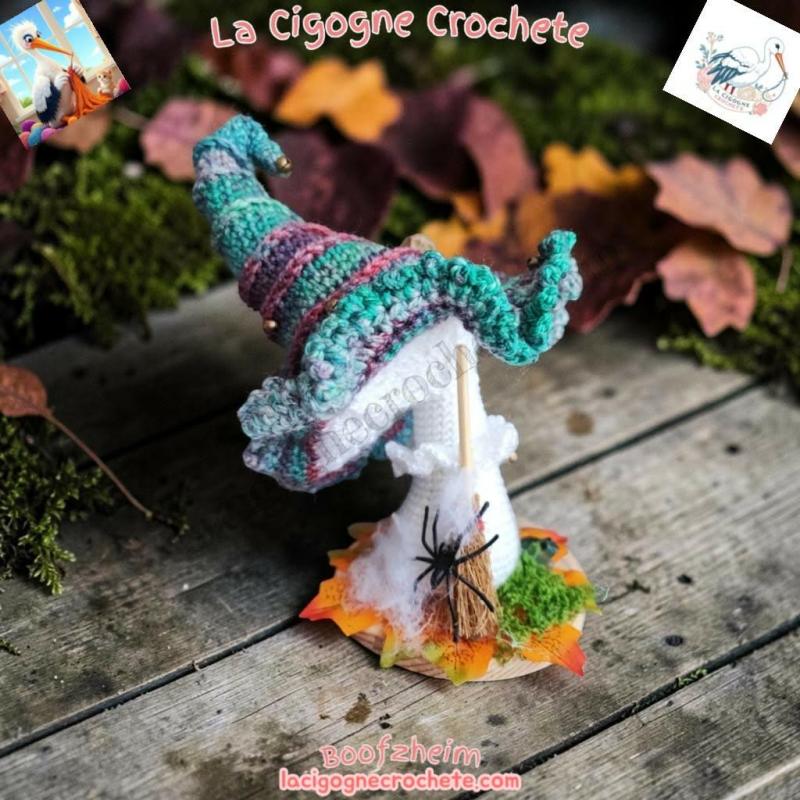 champignon magique crochet modèle 8 décoration féerique theme sorciere