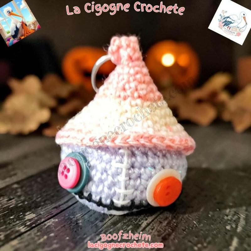 Porte clés zombie crochet fait main modèle 6