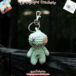 Porte cles Poupee Vaudou au Crochet Fait Main | Modele 6 | La Cigogne Crochete