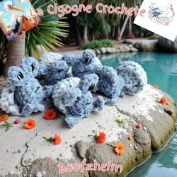 Bernard l hermite crochet fait main modele 1