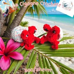 Bernard l hermite crochet fait main modele 2