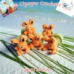 Bernard l hermite crochet fait main modele 4