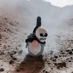 Gnome Halloween crochet fait main