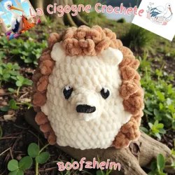 Hérisson crochet fait main modèle 1